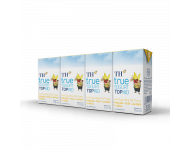 Lốc Sữa Chua Uống Tiệt Trùng Hương Dâu - Chuối - Lúa Mạch Tự Nhiên TH true YOGURT TOPKID 110 ml