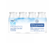 Lốc Sữa Uống Lên Men Có Đường TH true YOGURT PROBIOTICS 85ml