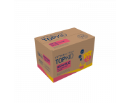 Thùng 20 Que Kem Que TOPKID Dâu Hương Chuối Tự Nhiên 46 g 